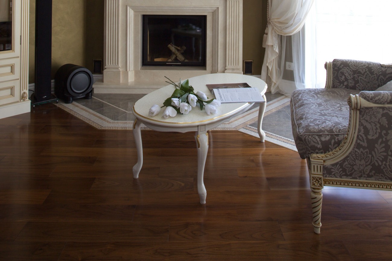 living room floor idea american walnut hardwood
